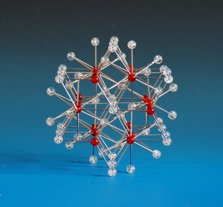 A crystal structure model of a magnesium zinc alloy